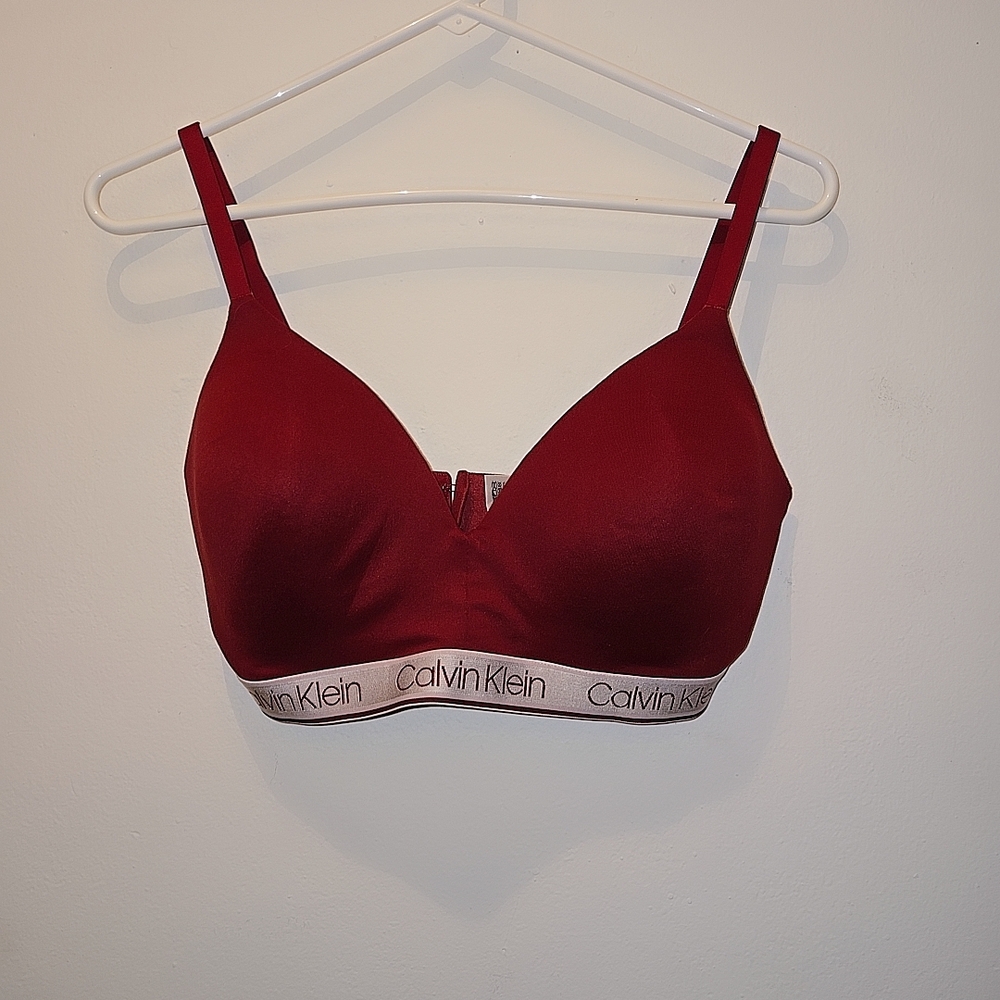 Calvin Klein Women's Red Bralette